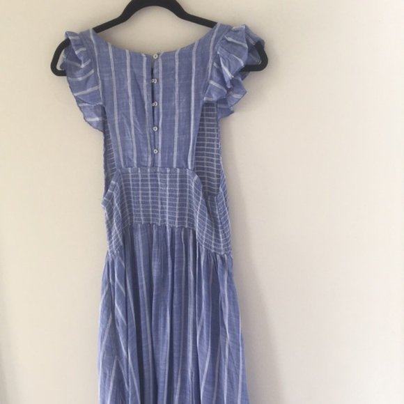Free People chambray butterflies midi dress - Picture 5 of 5